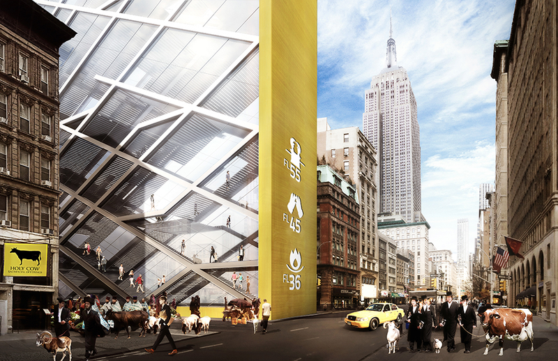 Illustration for article titled What the Biblical Tabernacle Would Look Like in Midtown Manhattan